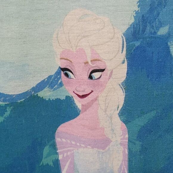 Frozen/Elsa Disney raglan tee - Picture 2 of 3